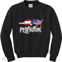 Half American Half Austrian Perfection Usa Austria Pride Kids Sweatshirt thumb 0