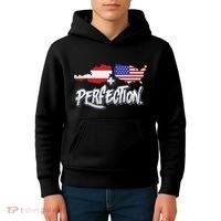 Half American Half Austrian Perfection Usa Austria Pride Kids Hoodie thumb 4