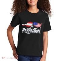 Half American Half Austrian Perfection Usa Austria Pride Kids T-Shirt thumb 2