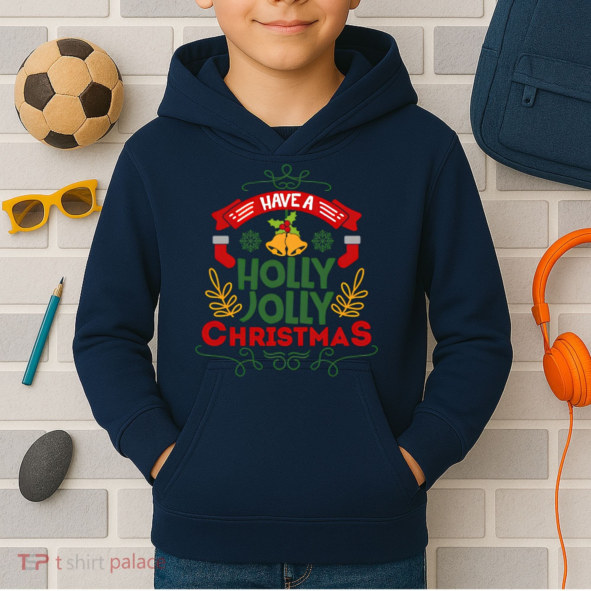 Have A Holly Jolly Christmas Gift Kids Hoodie