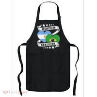 Half Argentinian Half Brazilian Argentina And Brazil Apron thumb 0
