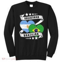 Half Argentinian Half Brazilian Argentina And Brazil Sweatshirt thumb 0
