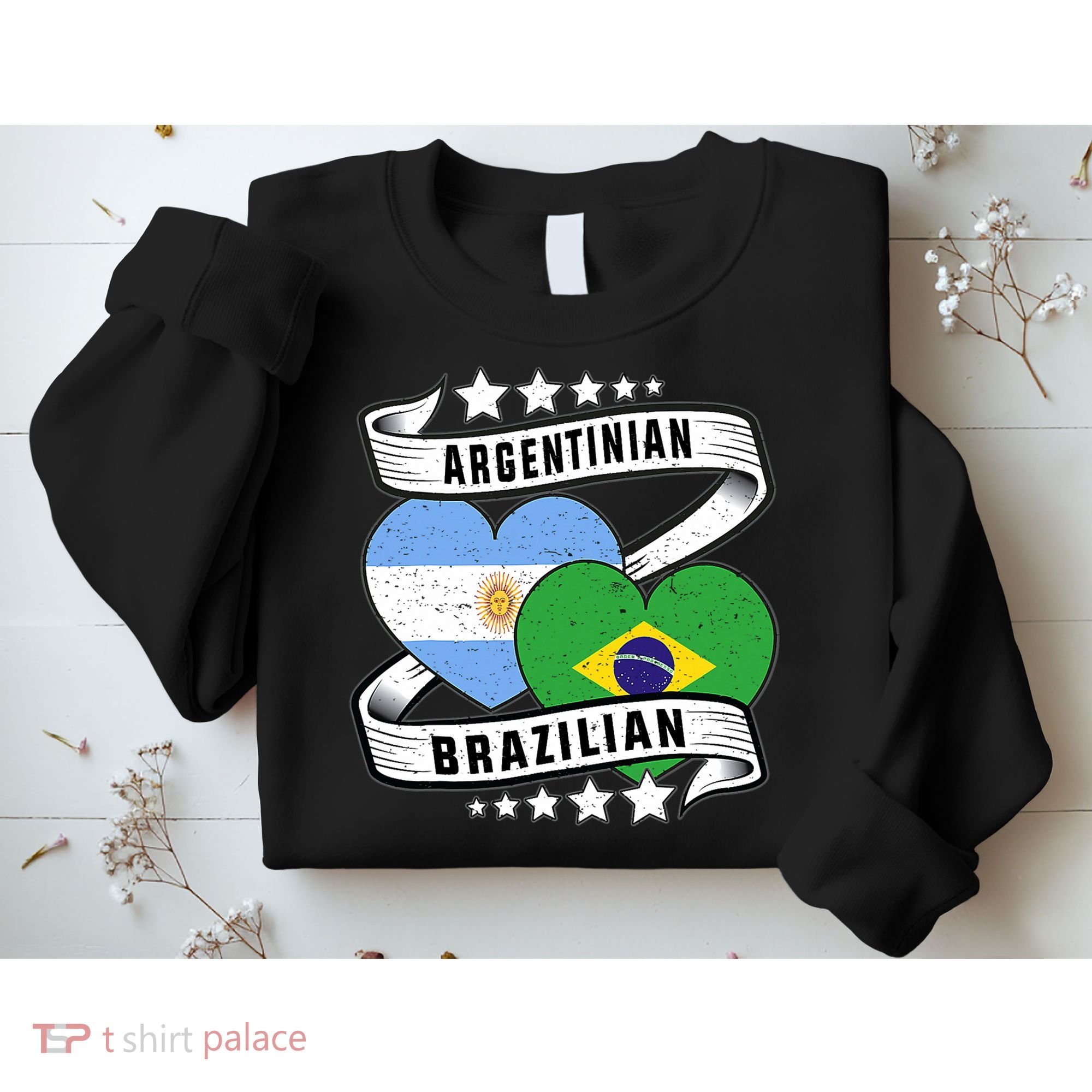 Half Argentinian Half Brazilian Argentina And Brazil Sweatshirt