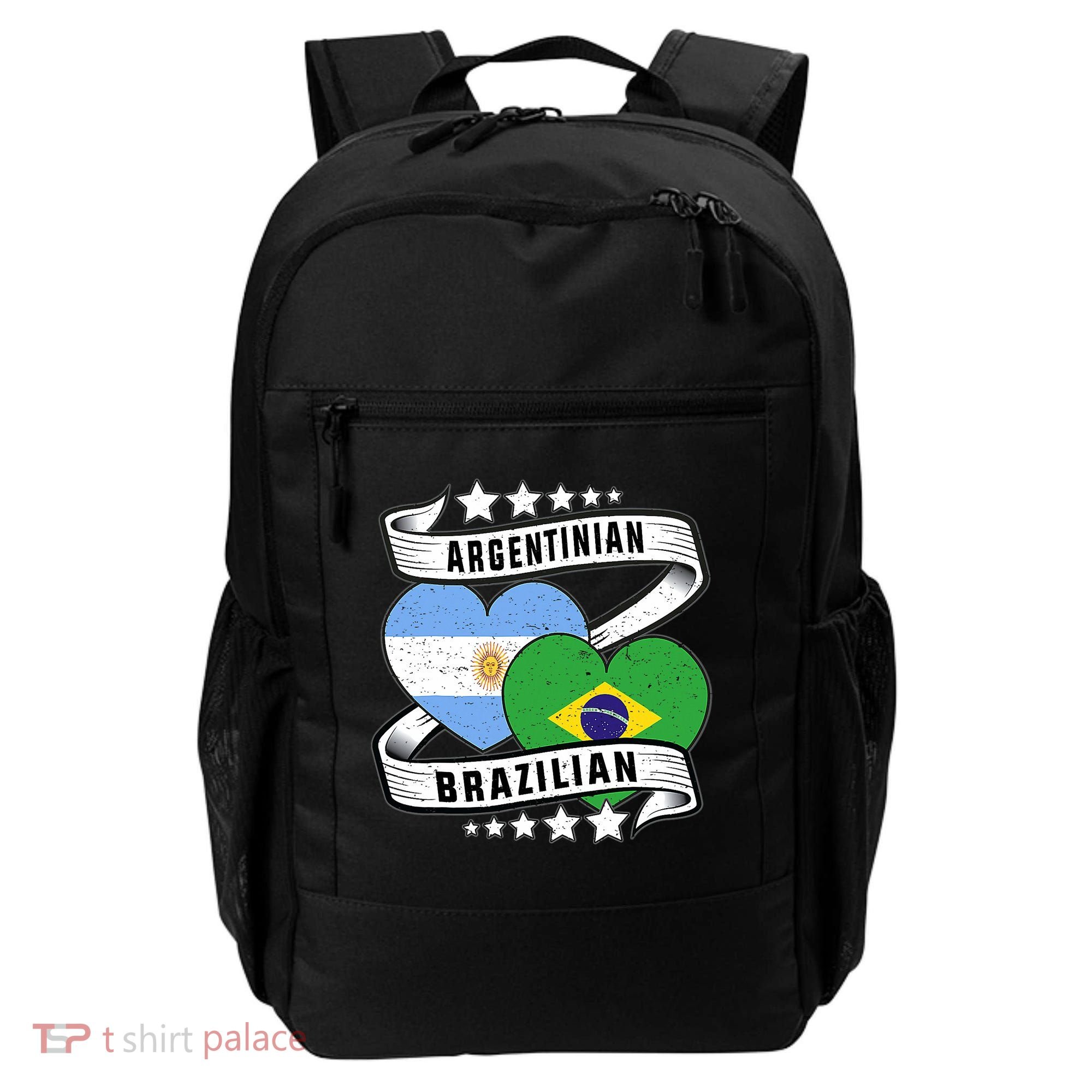 Half Argentinian Half Brazilian Argentina And Brazil Backpack