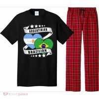 Half Argentinian Half Brazilian Argentina And Brazil Pajama Set thumb 0