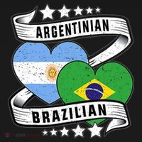 Half Argentinian Half Brazilian Argentina And Brazil Women's Hoodie thumb 2