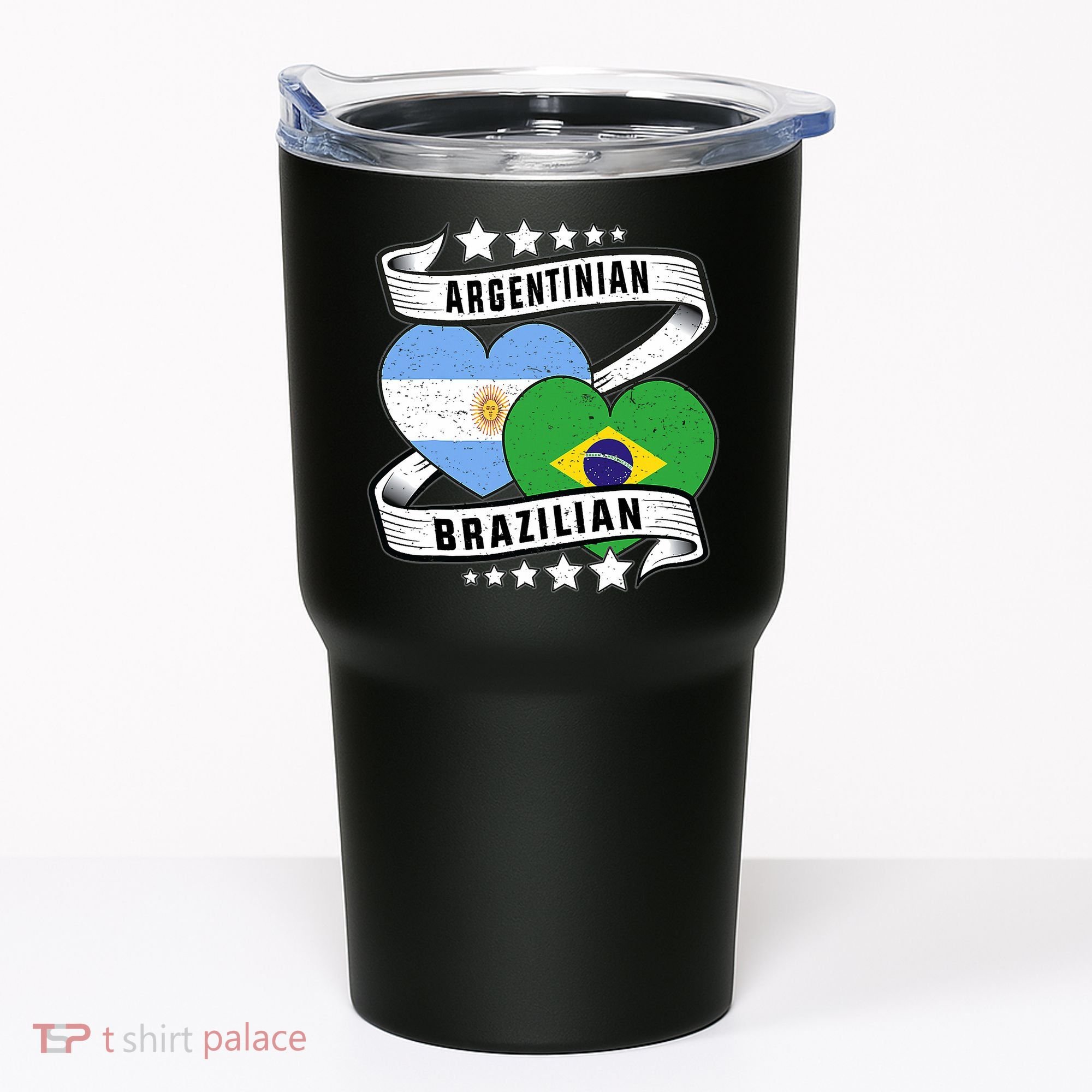 Half Argentinian Half Brazilian Argentina And Brazil Tumbler