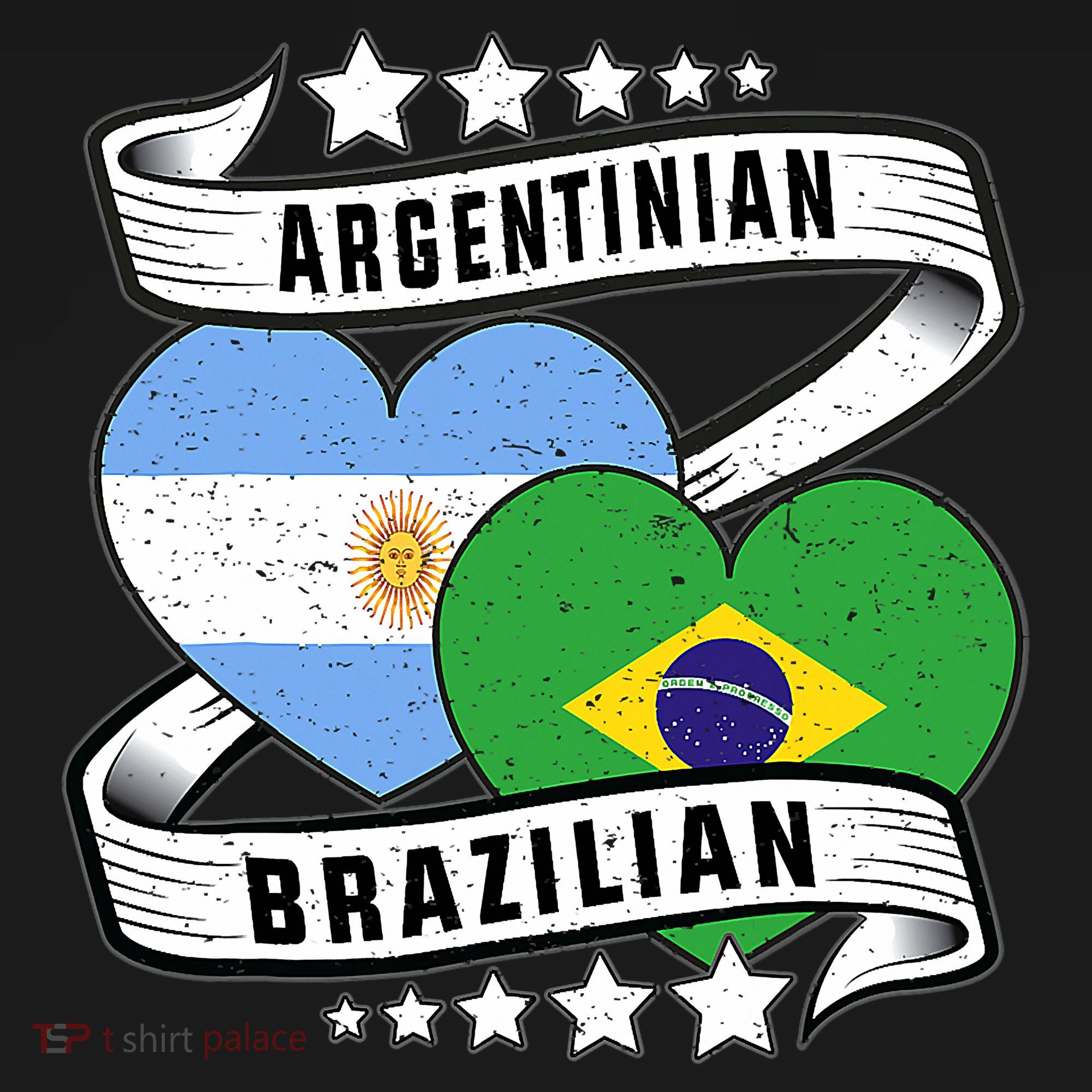 Half Argentinian Half Brazilian Argentina And Brazil Women's Tank Top