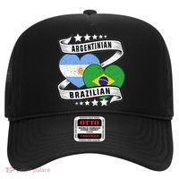 Half Argentinian Half Brazilian Argentina And Brazil Hat thumb 0