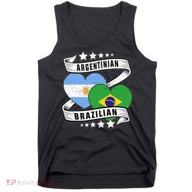 Half Argentinian Half Brazilian Argentina And Brazil Tank Top