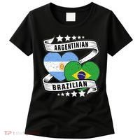 Half Argentinian Half Brazilian Argentina And Brazil Women's T-Shirt thumb 0