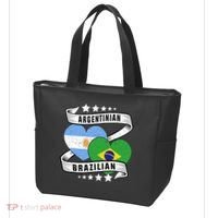 Half Argentinian Half Brazilian Argentina And Brazil Tote Bag thumb 3