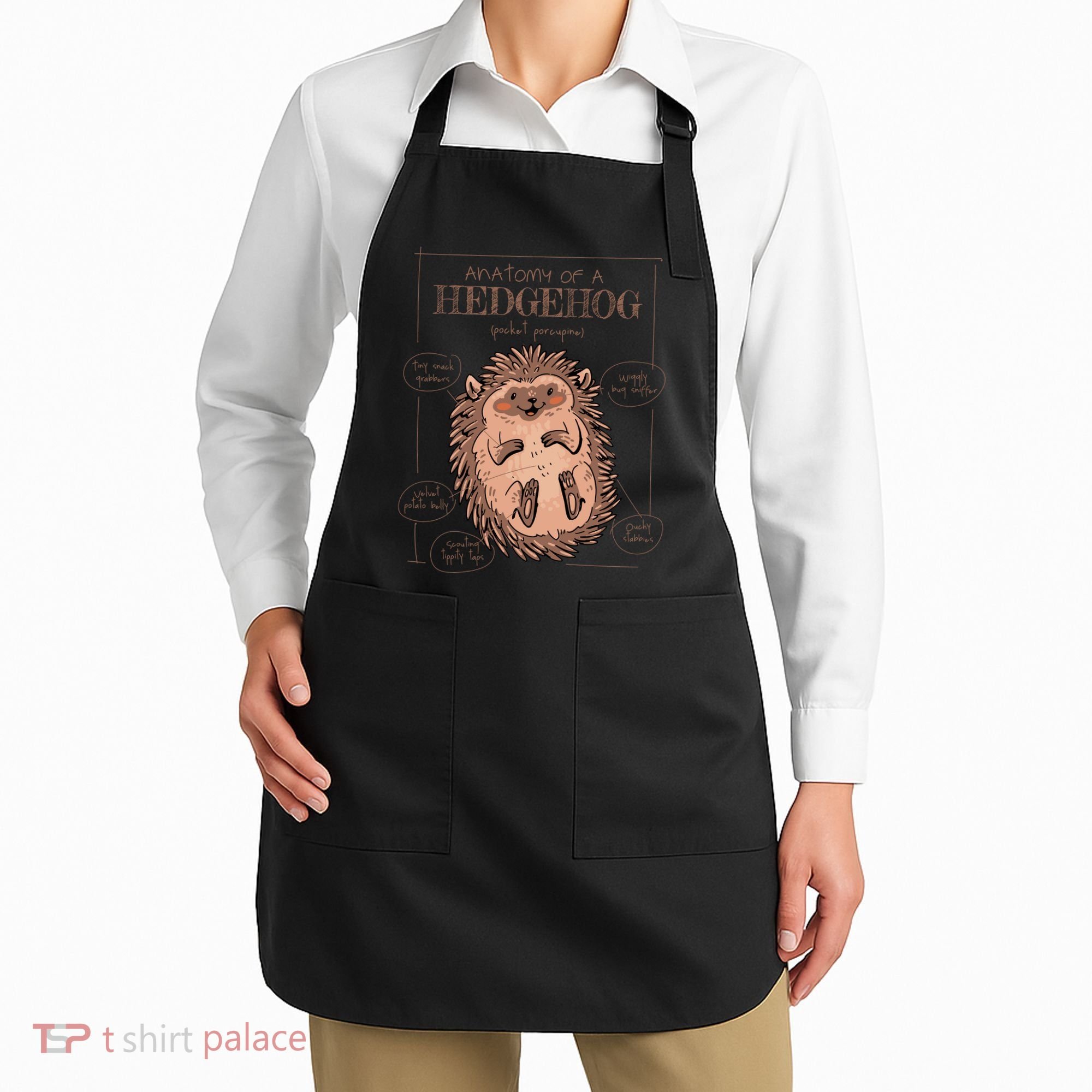 Hedgehog Anatomy Apron