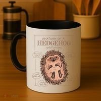 Hedgehog Anatomy Coffee Mug thumb 4
