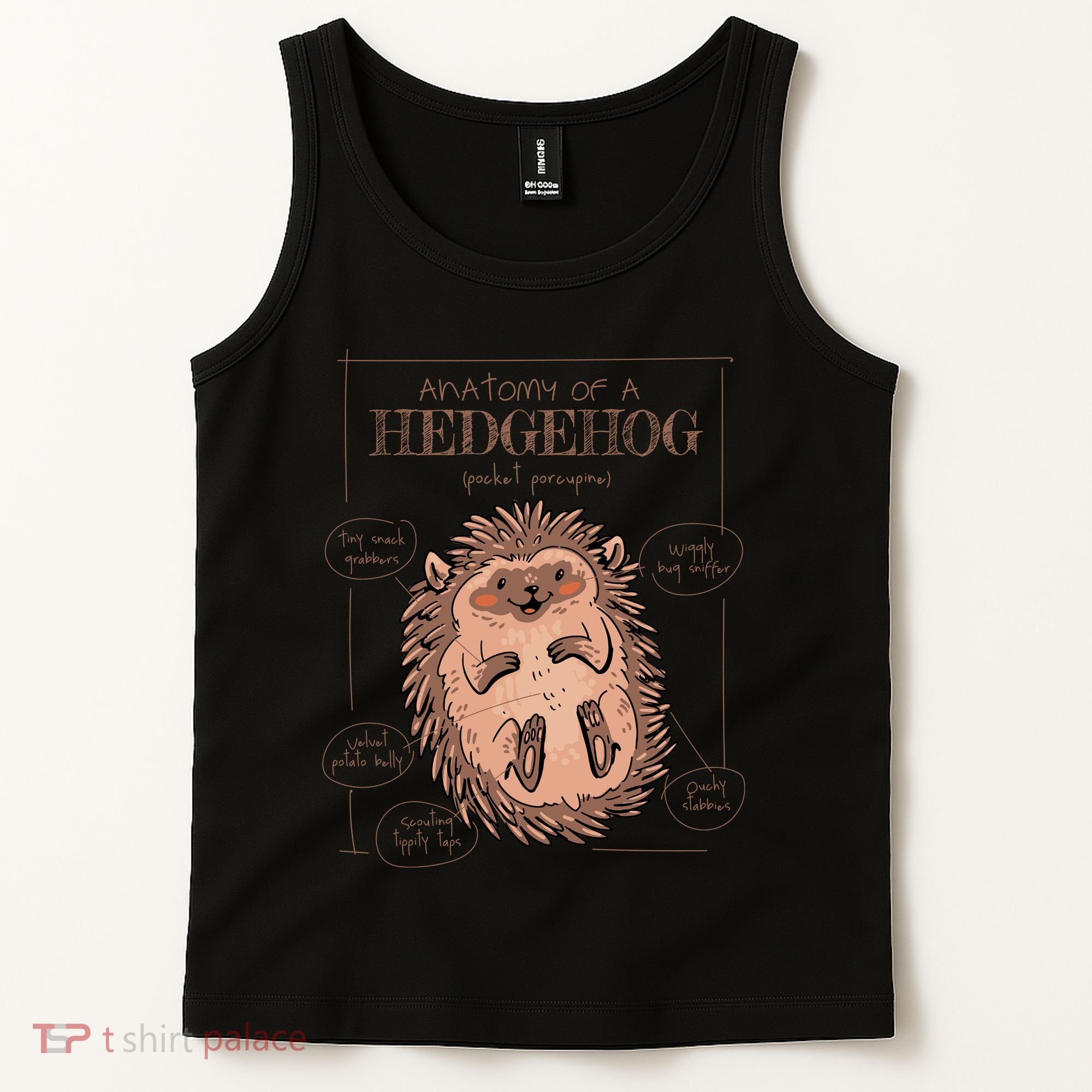 Hedgehog Anatomy Tank Top