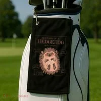 Hedgehog Anatomy Golf Towel thumb 2