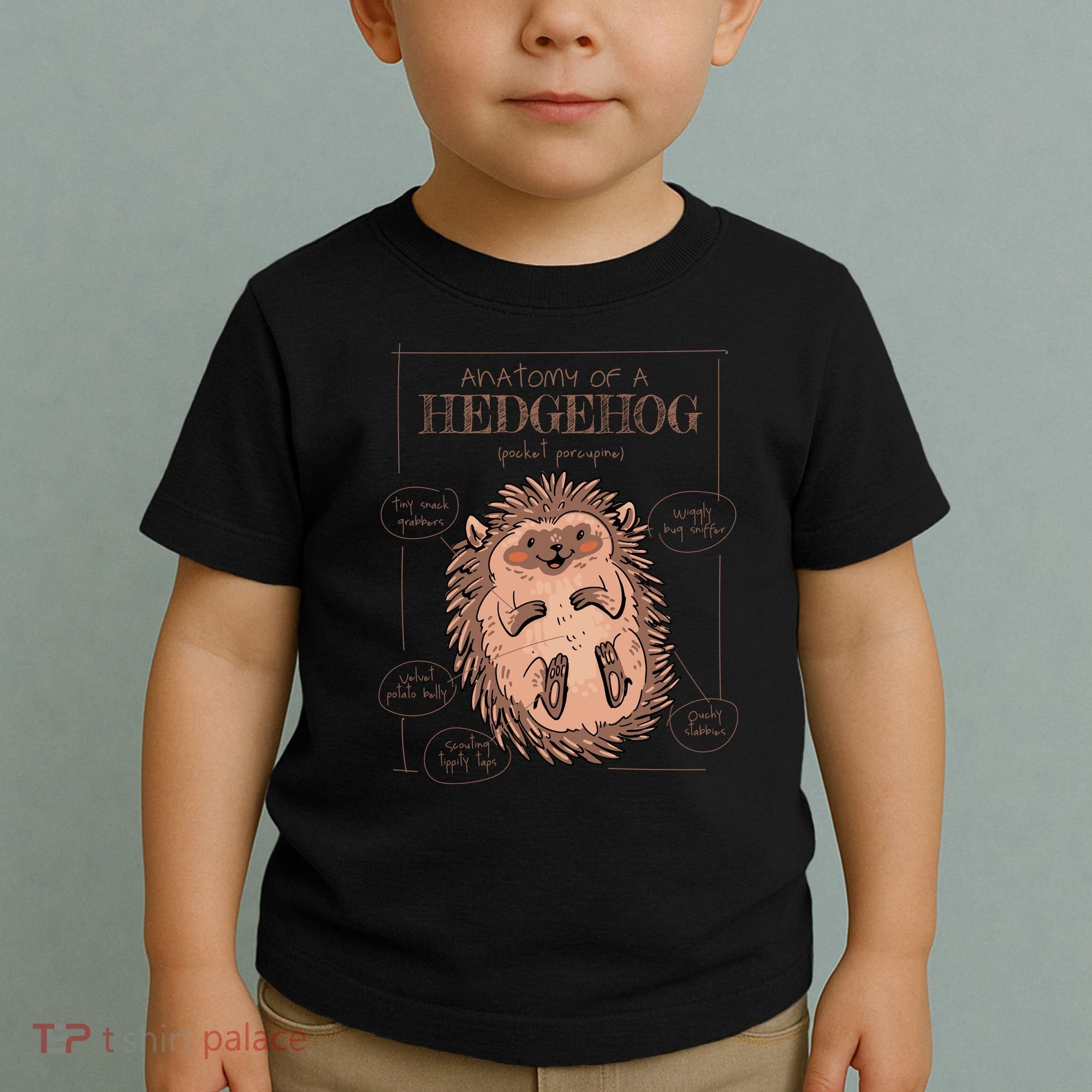 Hedgehog Anatomy Toddler T-Shirt