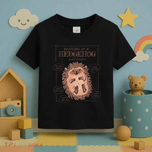 Hedgehog Anatomy Toddler T-Shirt