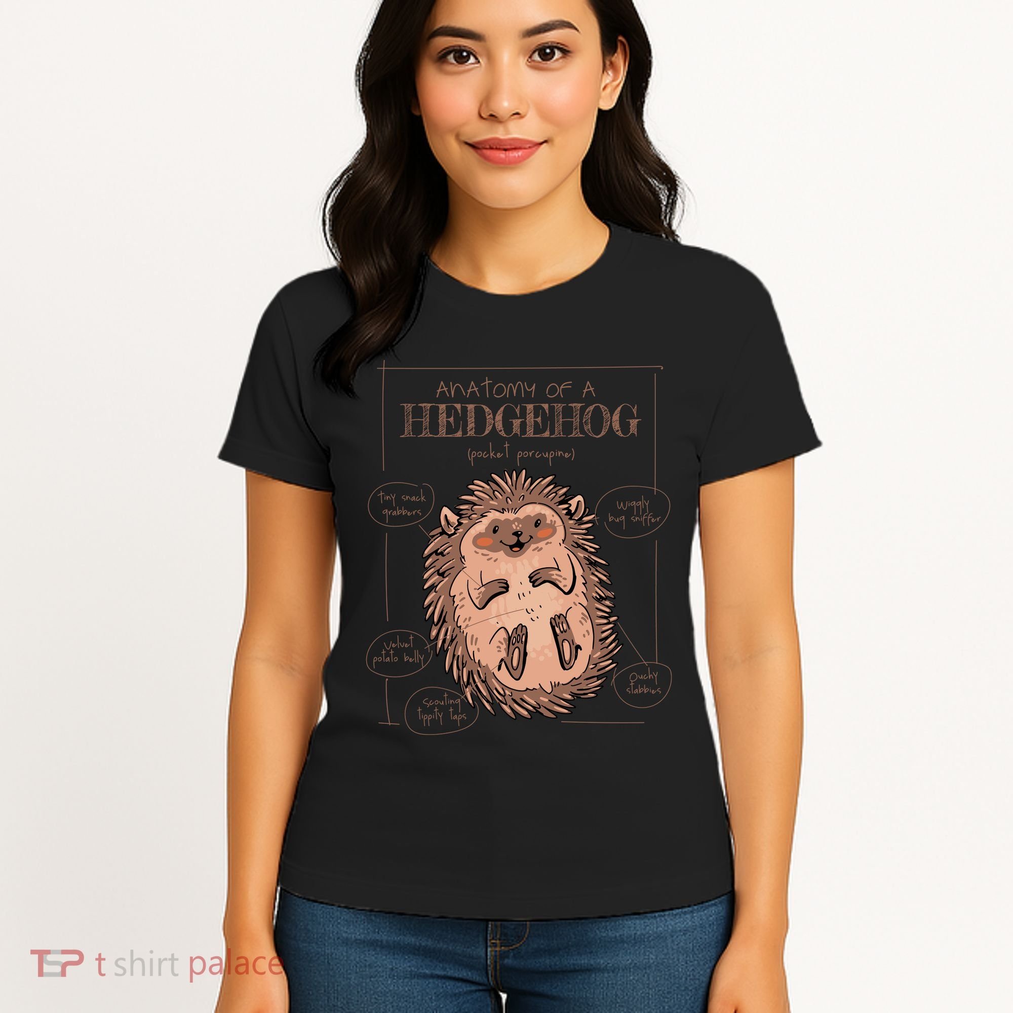 Hedgehog Anatomy Women's T-Shirt