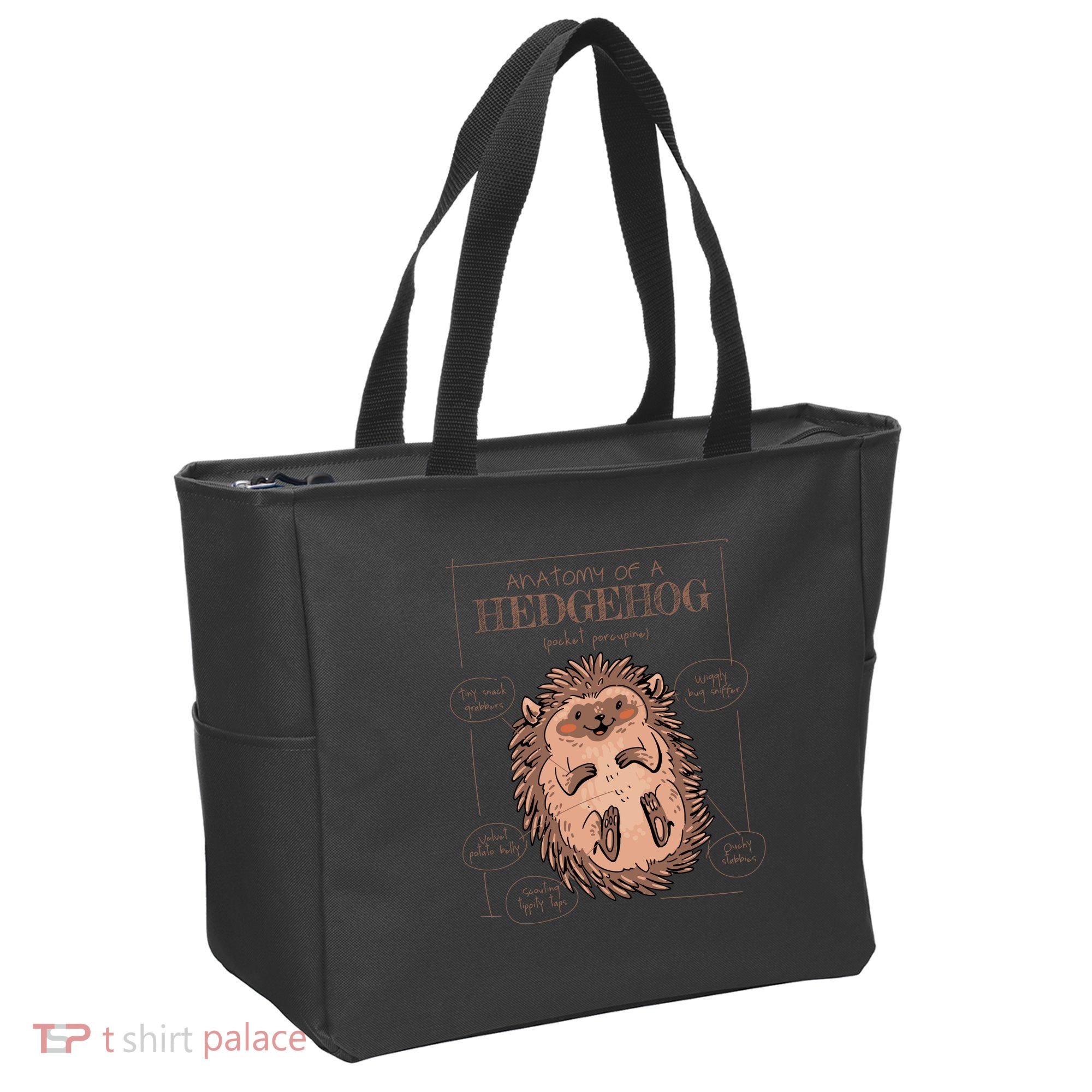 Hedgehog Anatomy Tote Bag