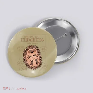 Hedgehog Anatomy Button