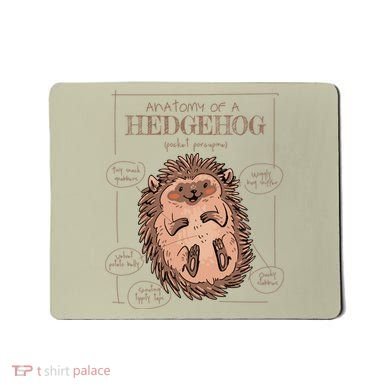 Hedgehog Anatomy Mousepad