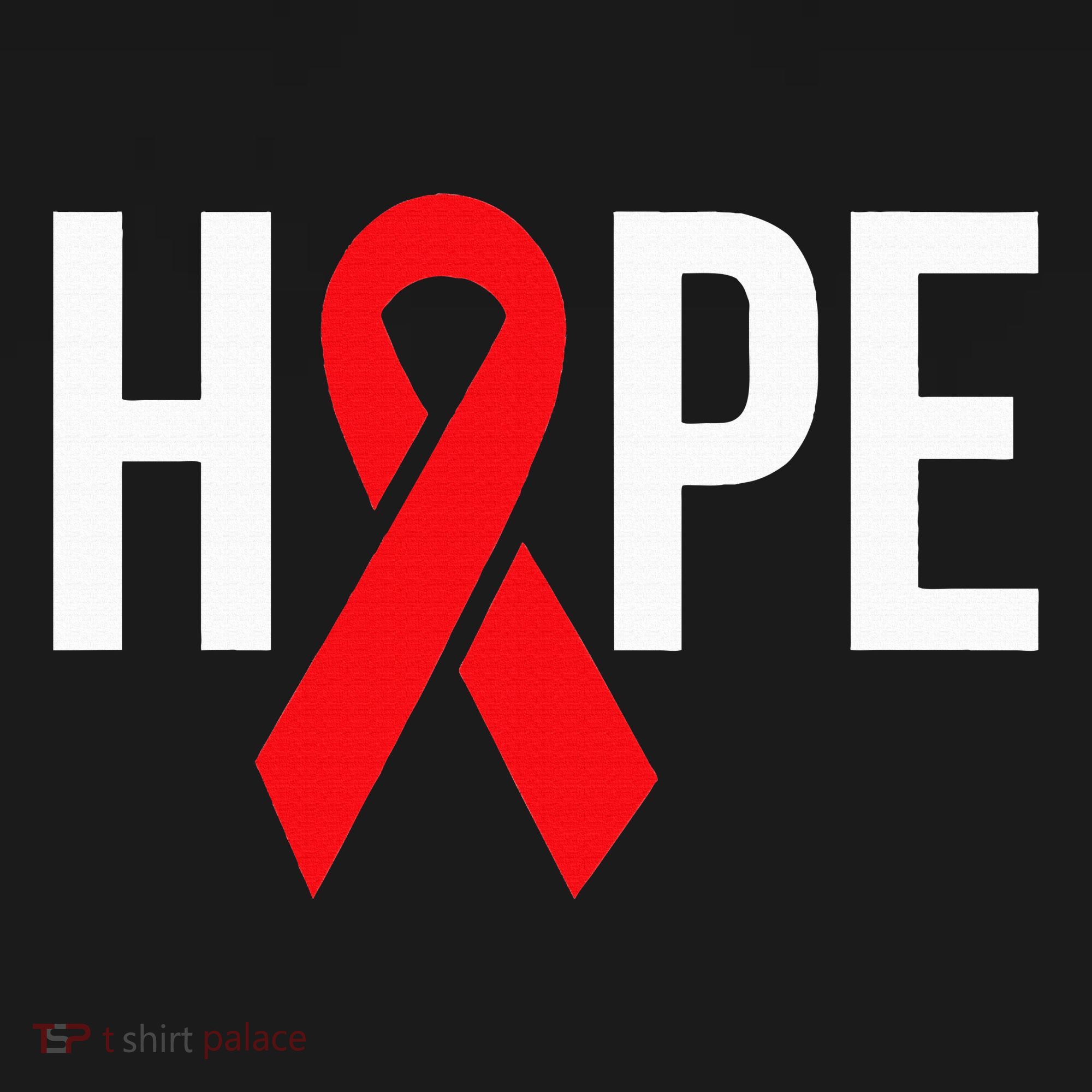 Hope Aids Hiv Red Ribbon Awareness Gift World Aids Day Women's Hoodie