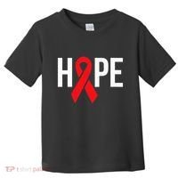 Hope Aids Hiv Red Ribbon Awareness Gift World Aids Day Toddler T-Shirt thumb 0