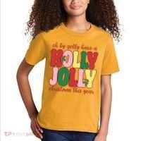 Have A Holly Jolly Christmas This Year Holiday Kids T-Shirt thumb 2