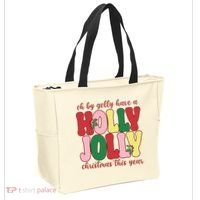Have A Holly Jolly Christmas This Year Holiday Tote Bag thumb 2