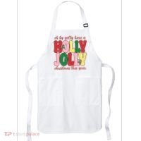 Have A Holly Jolly Christmas This Year Holiday Apron thumb 0