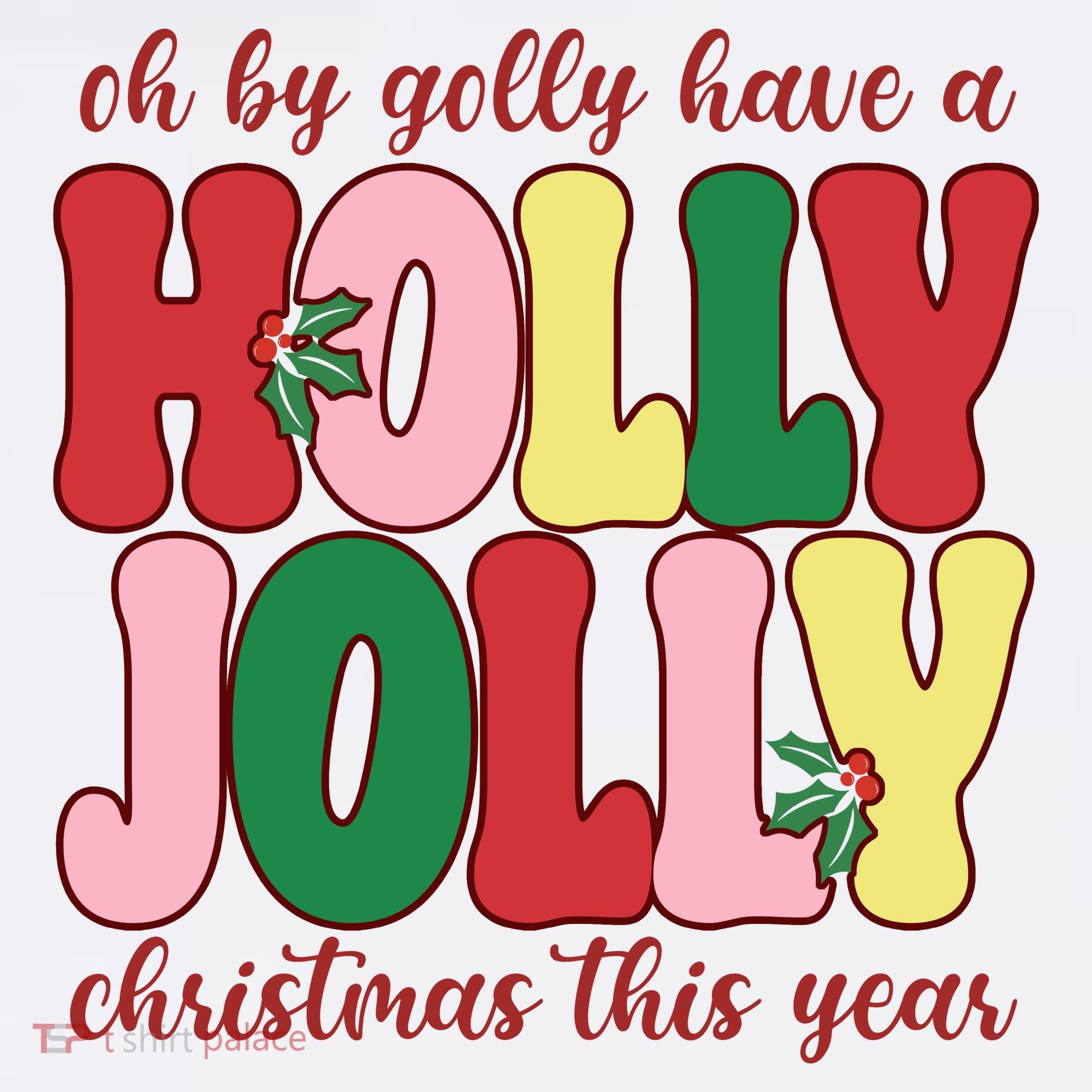 Have A Holly Jolly Christmas This Year Holiday Bucket Hat
