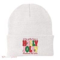 Have A Holly Jolly Christmas This Year Holiday Beanie thumb 0