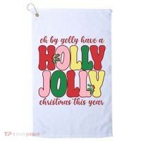 Have A Holly Jolly Christmas This Year Holiday Golf Towel thumb 0