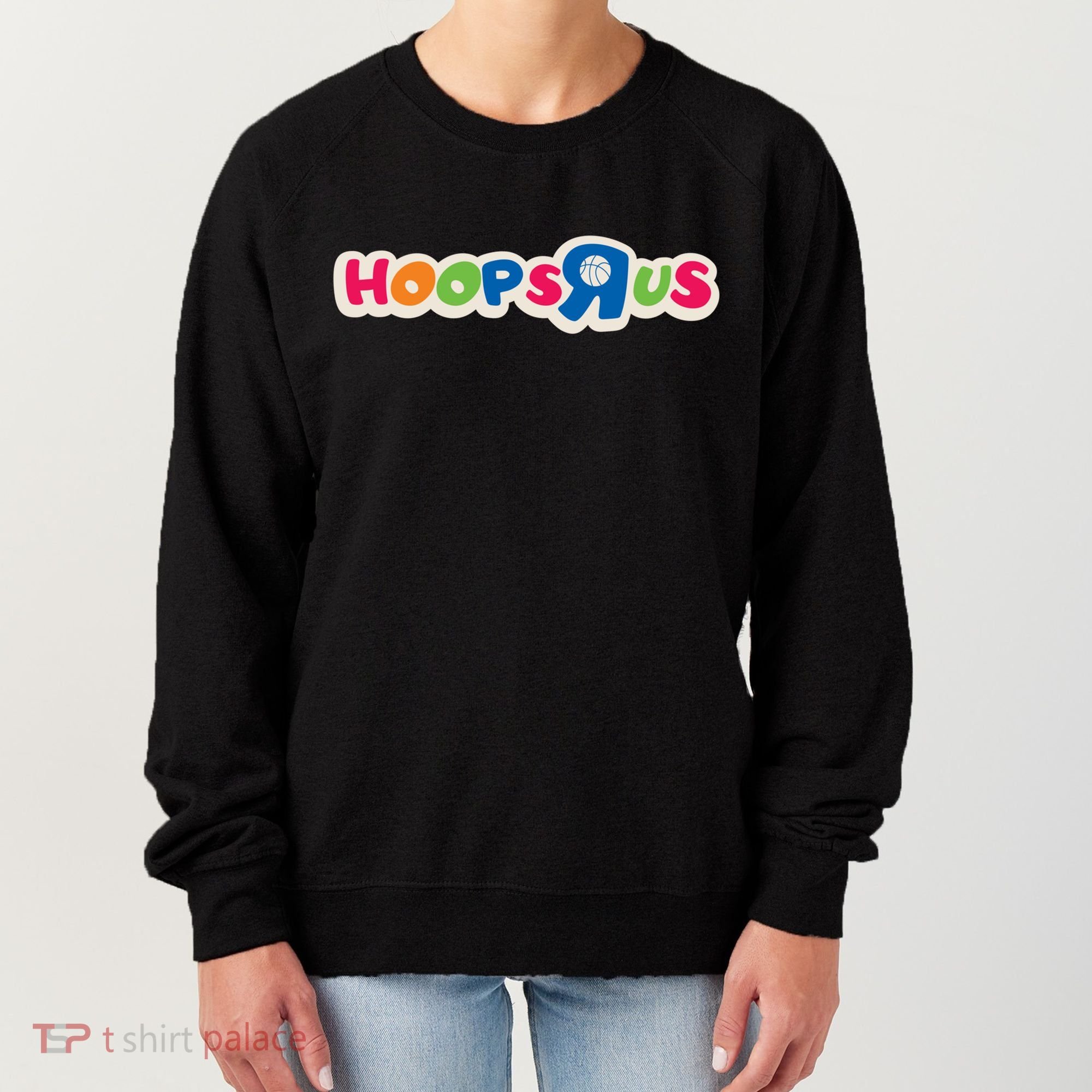Hooper Apparel Hoops R Us Funny Basketball Apparel Cute Gift Women's Sweatshirt
