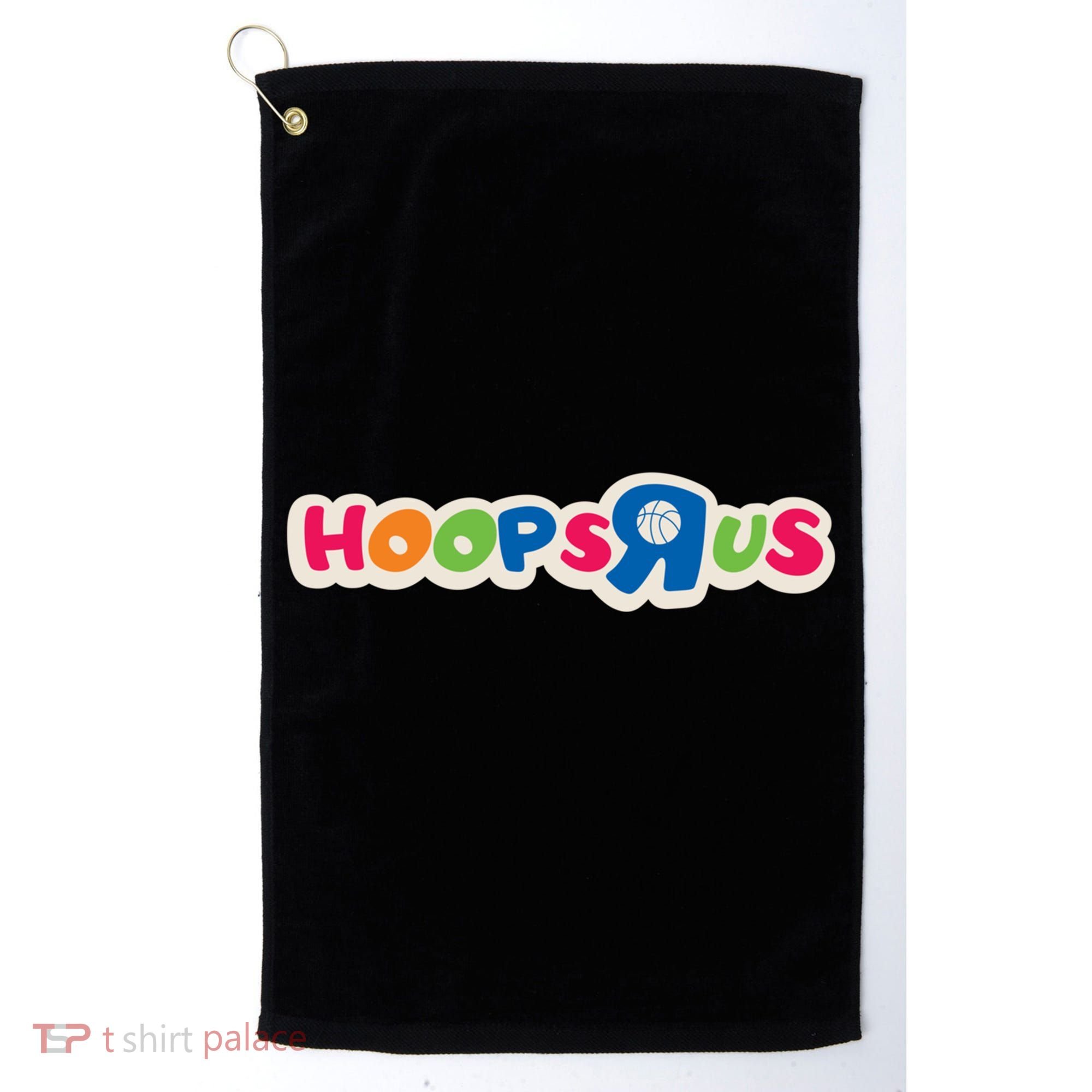 Hooper Apparel Hoops R Us Funny Basketball Apparel Cute Gift Golf Towel