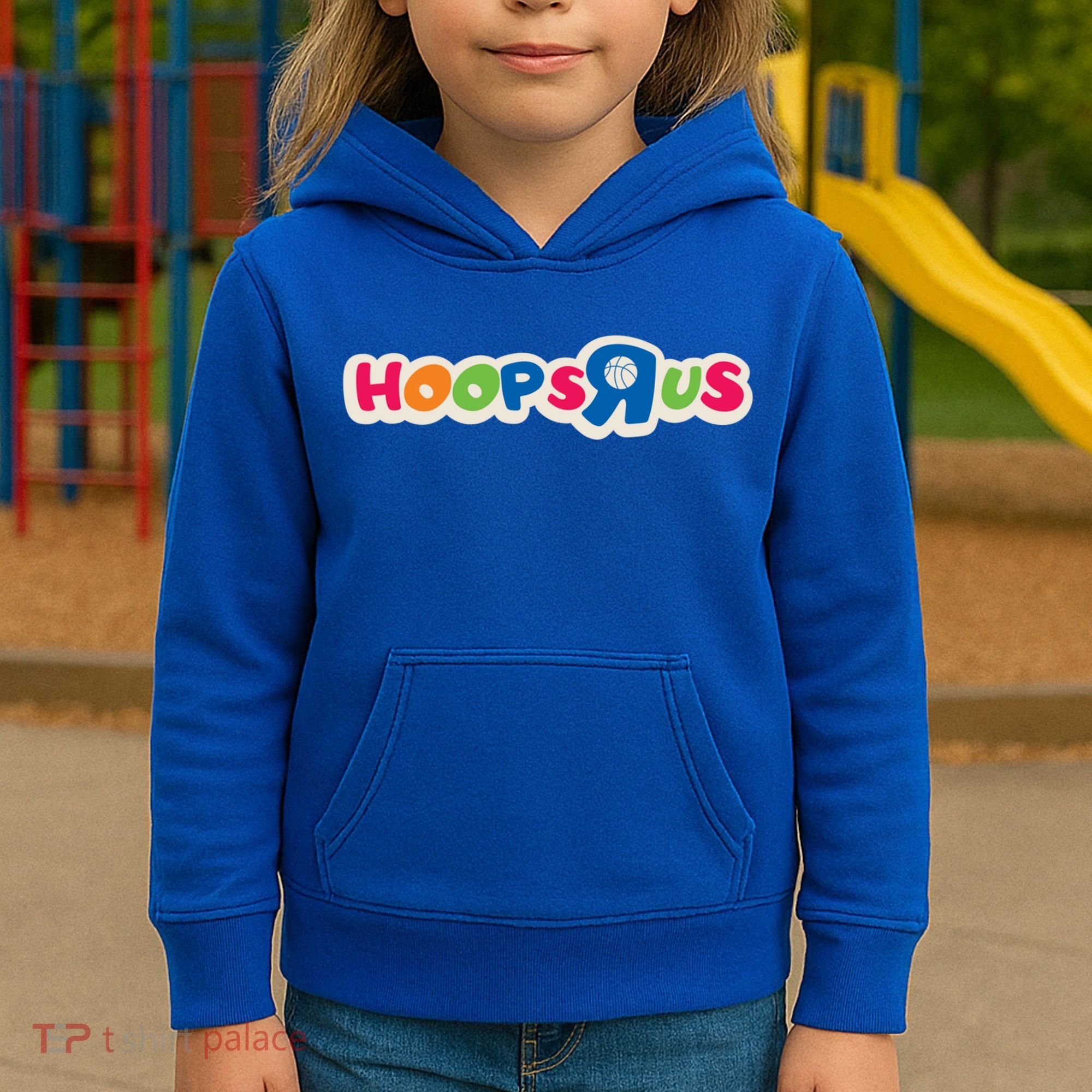 Hooper Apparel Hoops R Us Funny Basketball Apparel Cute Gift Kids Hoodie