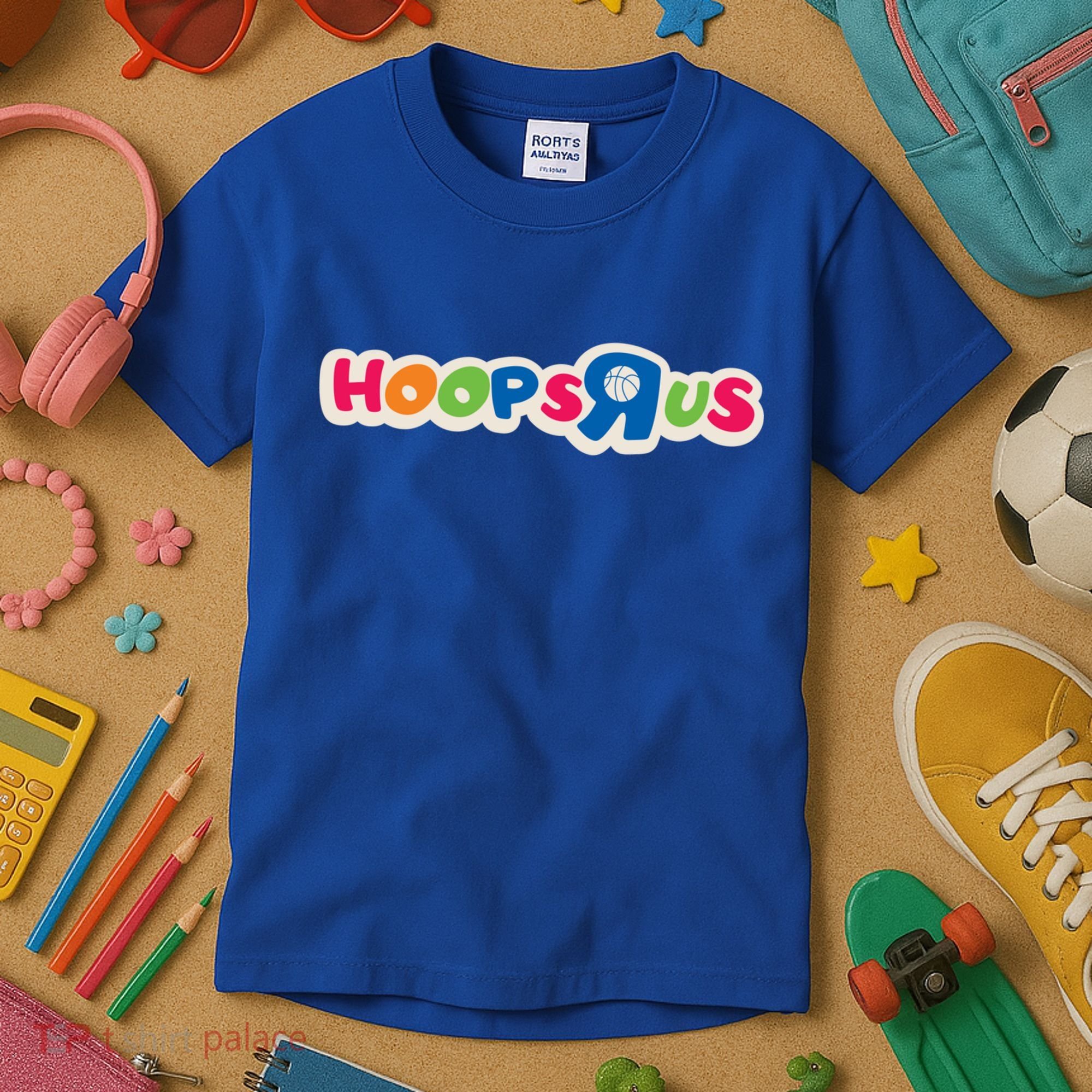 Hooper Apparel Hoops R Us Funny Basketball Apparel Cute Gift Kids T-Shirt