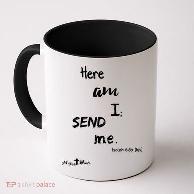 Here Am I Send Me Isaiah 6:8 Christian Gift #Hope Coffee Mug