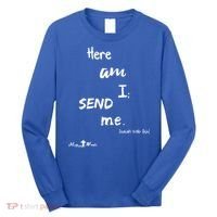 Here Am I Send Me Isaiah 6:8 Christian Gift #Hope Long Sleeve Shirt thumb 0