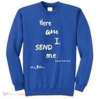 Here Am I Send Me Isaiah 6:8 Christian Gift #Hope Sweatshirt thumb 0