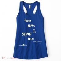 Here Am I Send Me Isaiah 6:8 Christian Gift #Hope Women's Tank Top thumb 0