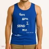 Here Am I Send Me Isaiah 6:8 Christian Gift #Hope Tank Top thumb 3