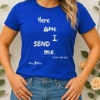 Here Am I Send Me Isaiah 6:8 Christian Gift #Hope Women's T-Shirt thumb 2
