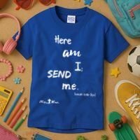 Here Am I Send Me Isaiah 6:8 Christian Gift #Hope Kids T-Shirt thumb 3