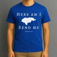 Here Am I Send Me Isaiah 6 8 Honduras Mission Trip Ministry Gift T-Shirt thumb 3