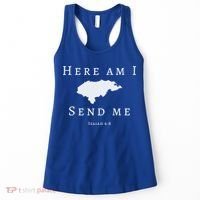 Here Am I Send Me Isaiah 6 8 Honduras Mission Trip Ministry Gift Women's Tank Top thumb 0