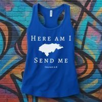 Here Am I Send Me Isaiah 6 8 Honduras Mission Trip Ministry Gift Women's Tank Top thumb 3