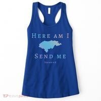 Here Am I Send Me Isaiah 6 8 Honduras Mission Trip Ministry Gift Women's Tank Top thumb 0