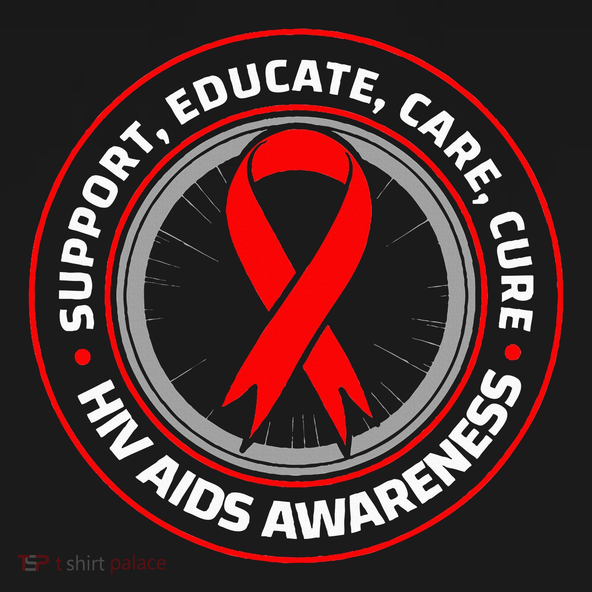 HIV AIDS Immune Deficiency Disease Red Ribbon Patient Women's Hoodie